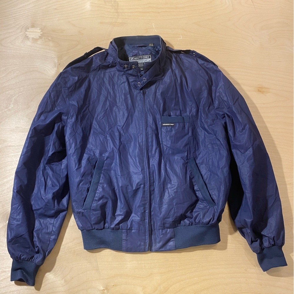 Members Only Men's Blue Jacket size 44 (B)